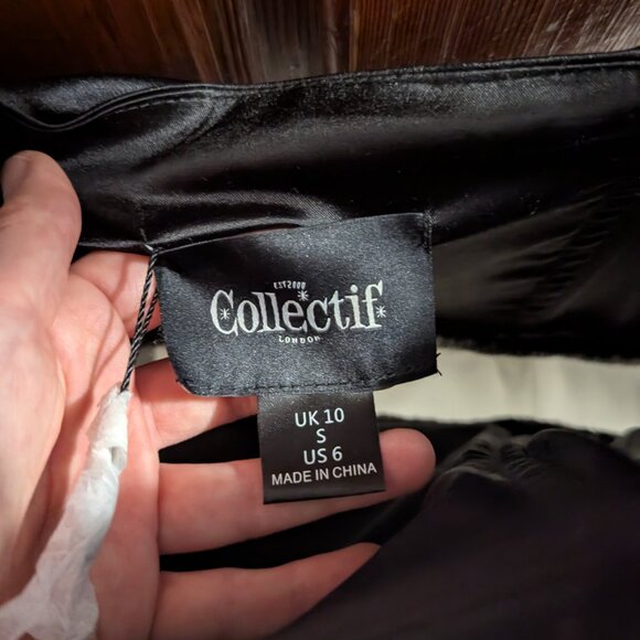 Collectif London Diana Swing Dress with Tulle Skirt | Vintage Style - Picture 6 of 7